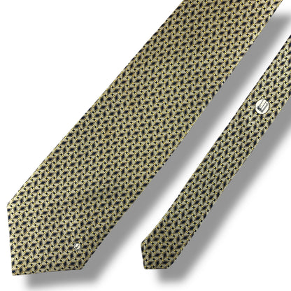 【7597】良品！ダンヒル　ネクタイ　ベージュ系