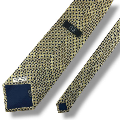 【7597】良品！ダンヒル　ネクタイ　ベージュ系