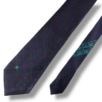 【7598】美品！ピエールカルダン　ネクタイ　グレー系