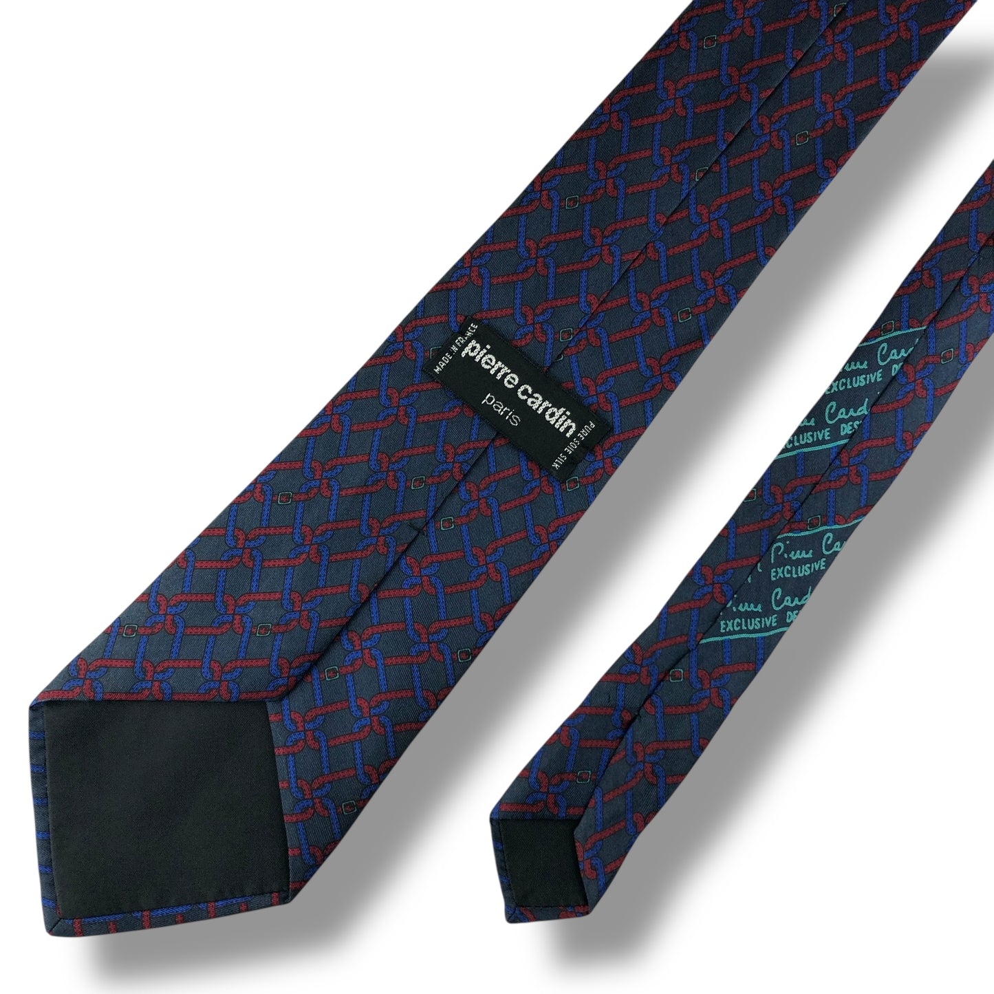 【7598】美品！ピエールカルダン　ネクタイ　グレー系