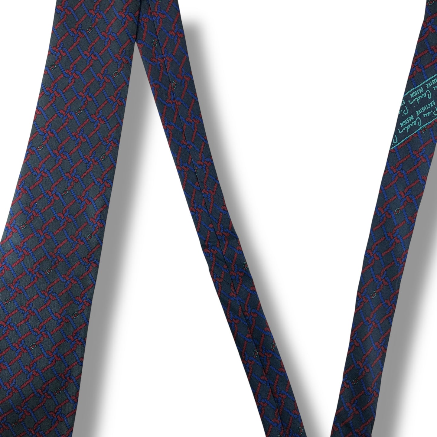 【7598】美品！ピエールカルダン　ネクタイ　グレー系