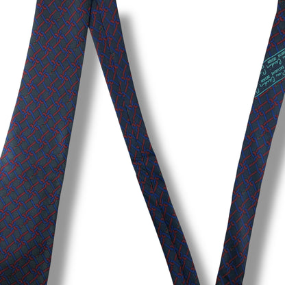 【7598】美品！ピエールカルダン　ネクタイ　グレー系