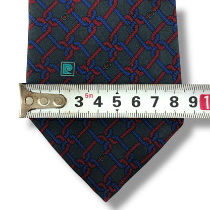 【7598】美品！ピエールカルダン　ネクタイ　グレー系