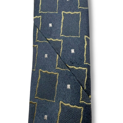 【7802】美品ー良品！アルマーニ　ネクタイ　ネイビー系