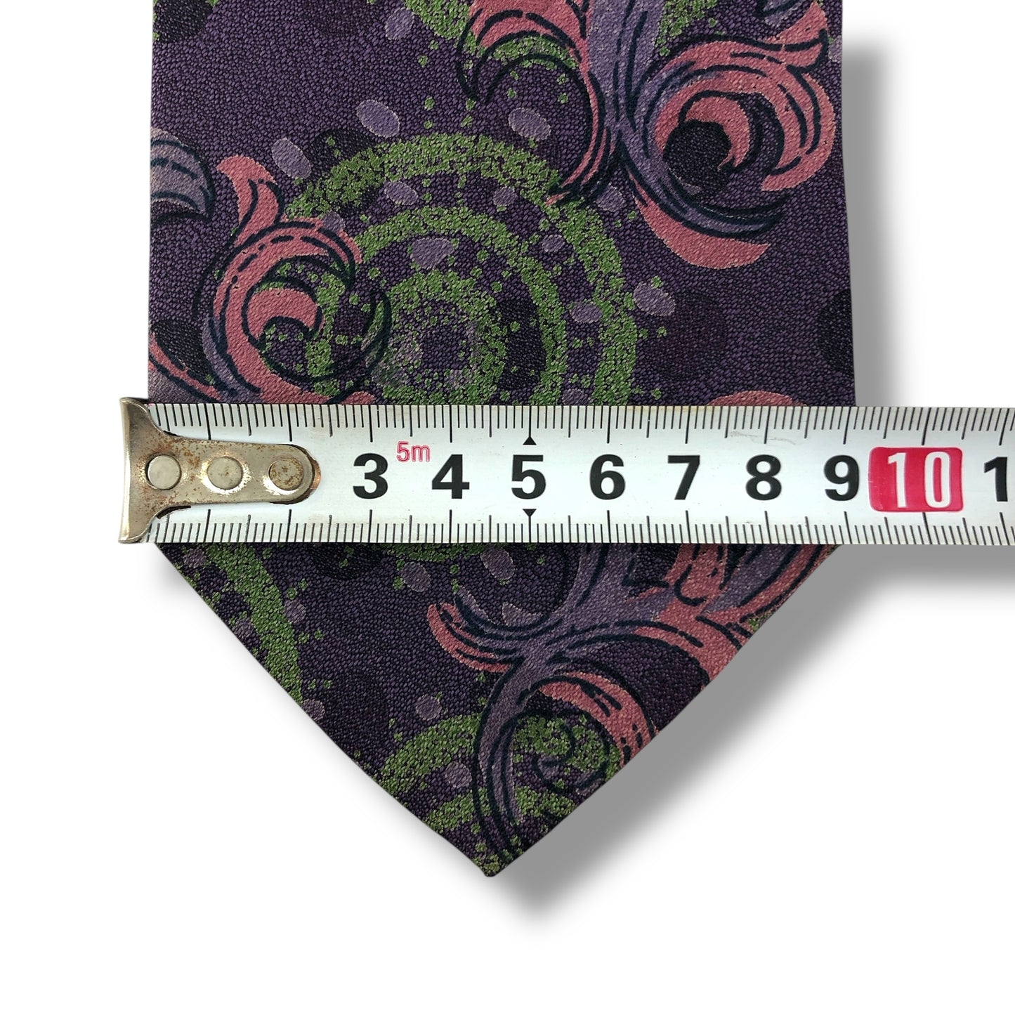 【7611】良品！ロベルタディカメリーノ　ネクタイ　パープル系