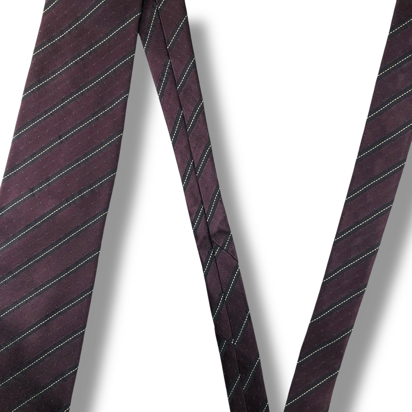 【7613】良品！ドルチェアンドガッバーナ　ネクタイ　ボルドー系