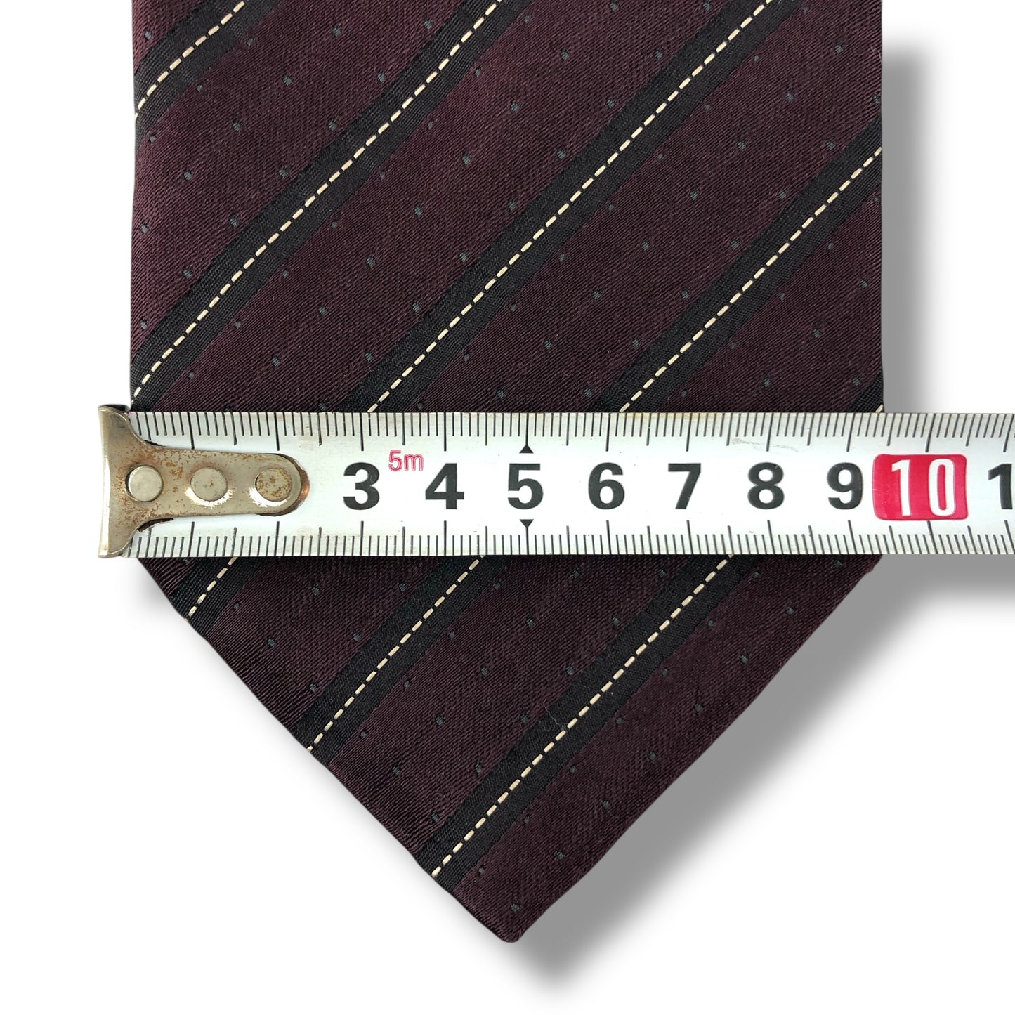 【7613】良品！ドルチェアンドガッバーナ　ネクタイ　ボルドー系