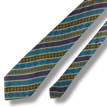 【7616】良品！ミッソーニ　ネクタイ　水色系