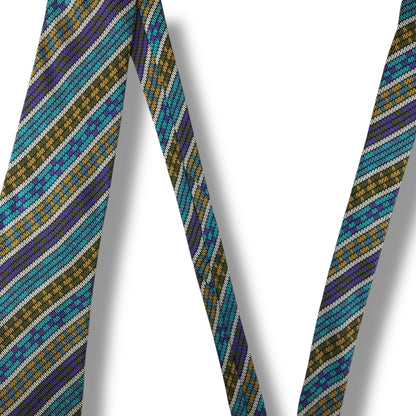 【7616】良品！ミッソーニ　ネクタイ　水色系