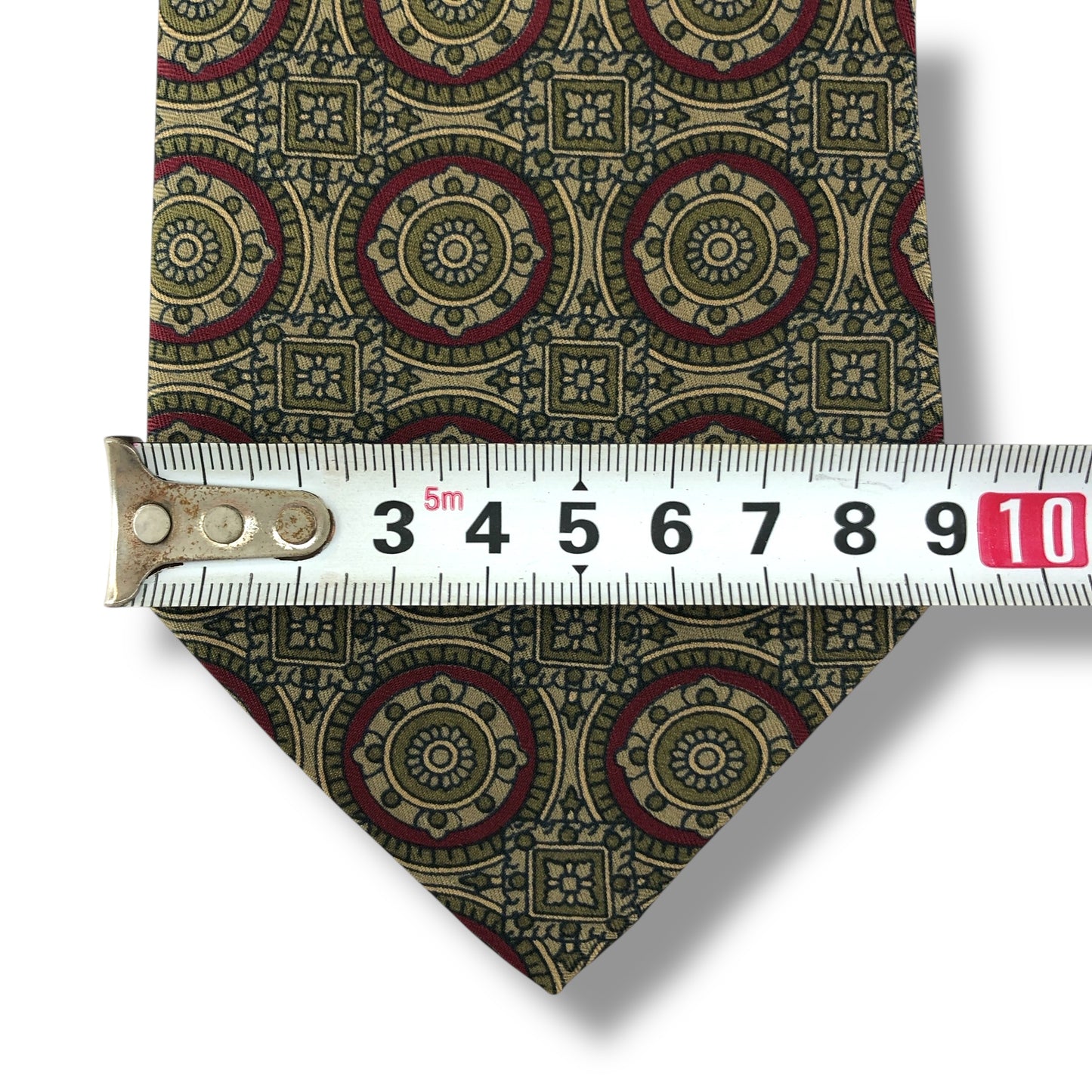 【7624】美品！バーバリー　ネクタイ　ベージュ系　ブラウン系