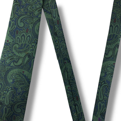 【7627】良品！クリスチャンディオール　ネクタイ　グリーン系