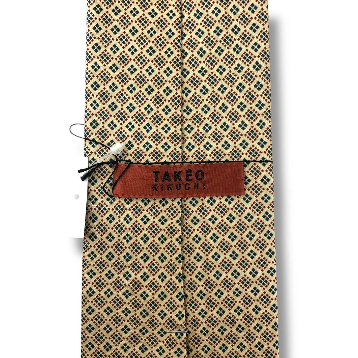 【7634】未使用保管品　タケオキクチ　ネクタイ　ゴールド系