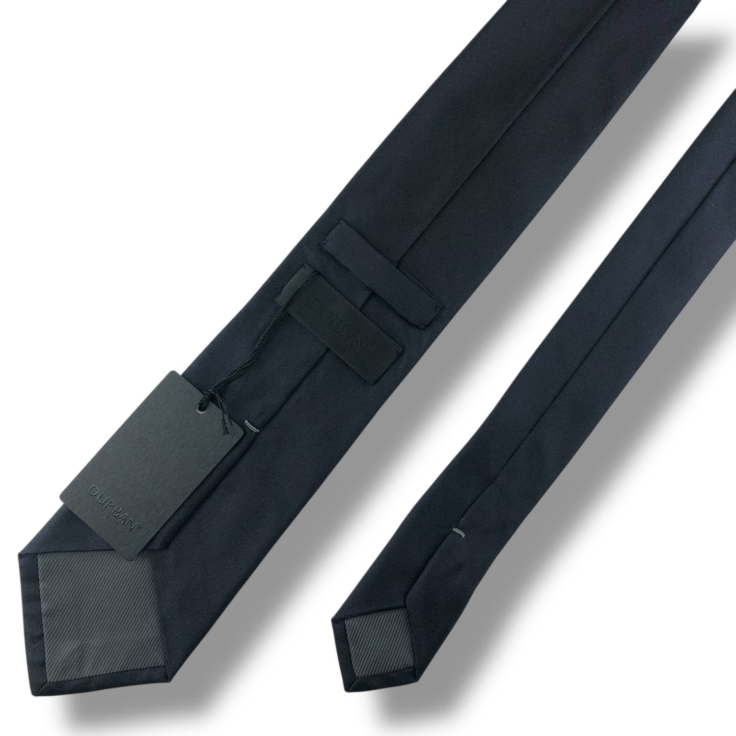 【7636】未使用保管品　ダーバン　ネクタイ ブラック系