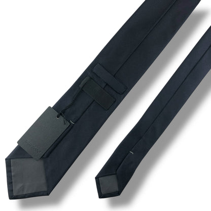 【7636】未使用保管品　ダーバン　ネクタイ ブラック系