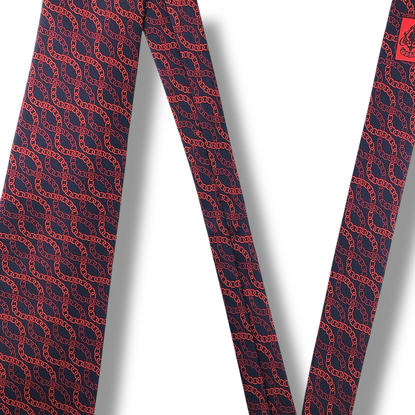 【7637】未使用保管品　グッチ　ネクタイ レッド系