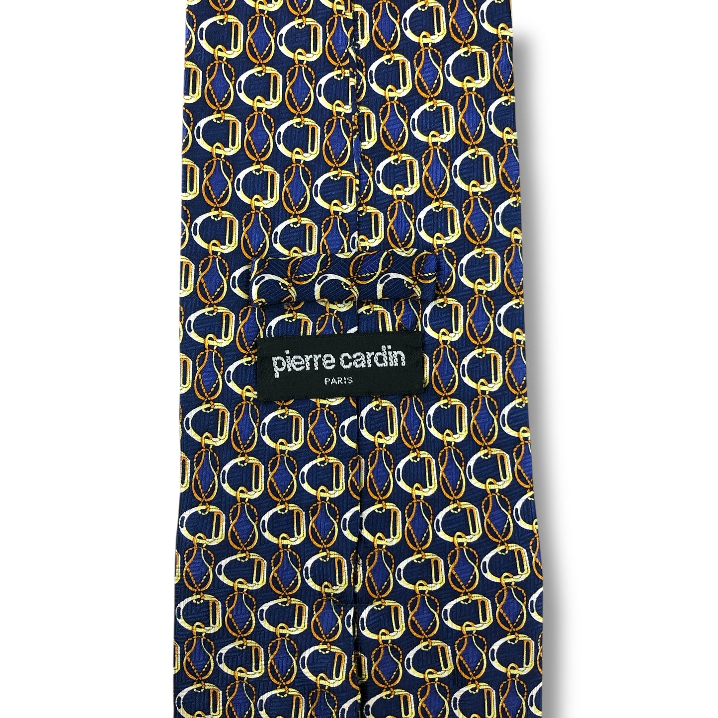 【7639】美品！ピエールカルダン　ネクタイ　ブルー系