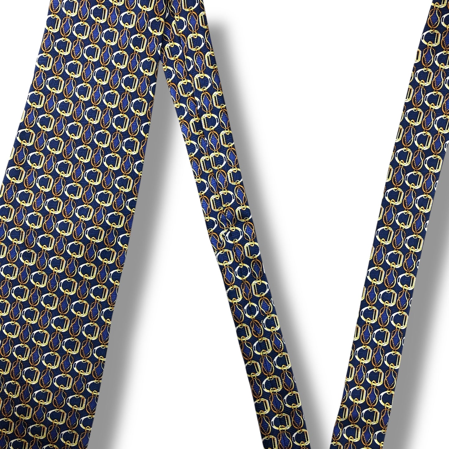 【7639】美品！ピエールカルダン　ネクタイ　ブルー系