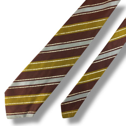 【7643】良品！ポールスミス　ネクタイ　ブラウン系