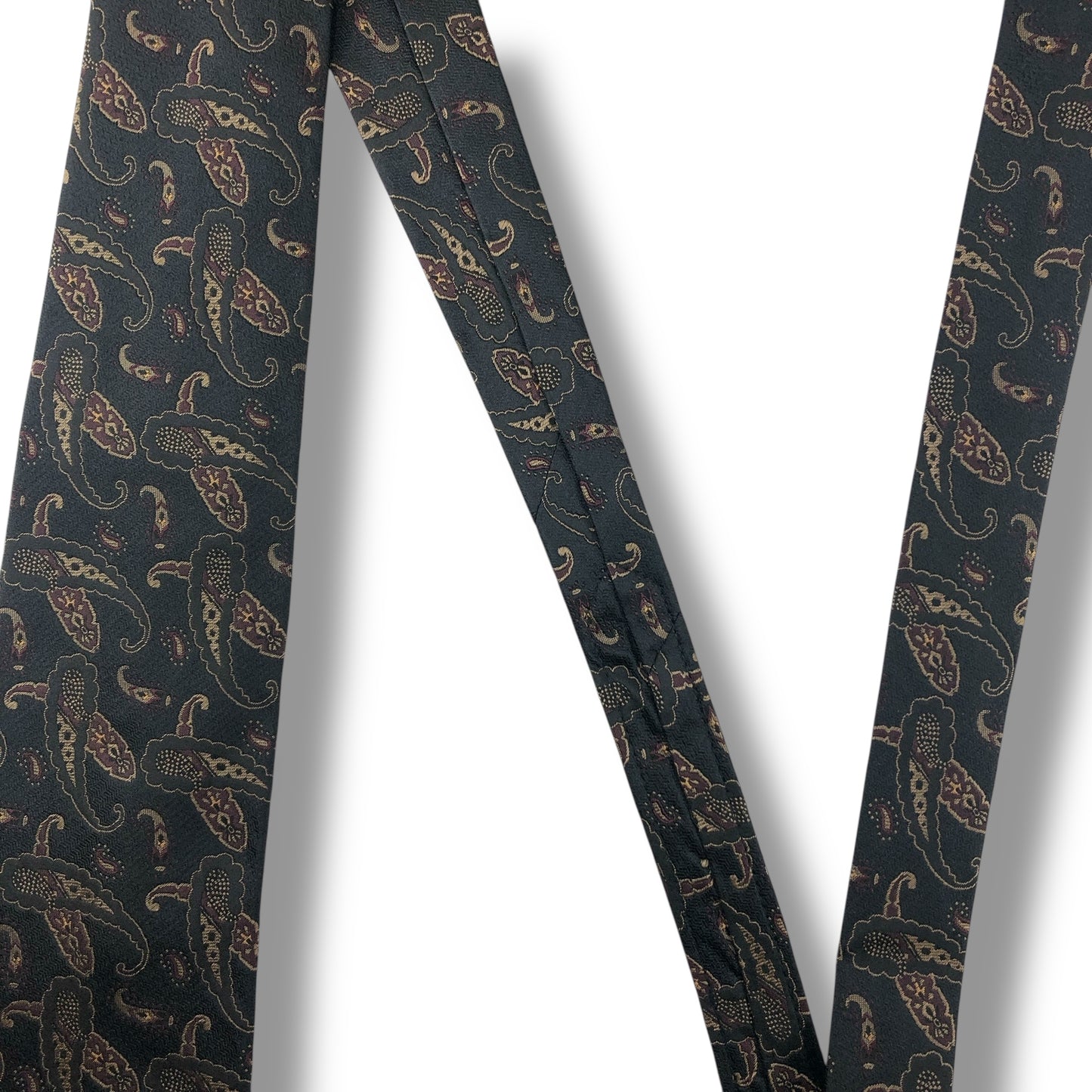 【7644】美品！レノマ　ネクタイ　ブラック系