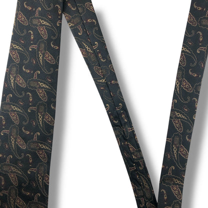 【7644】美品！レノマ　ネクタイ　ブラック系