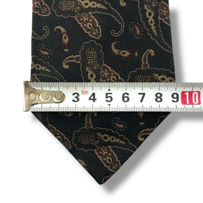 【7644】美品！レノマ　ネクタイ　ブラック系