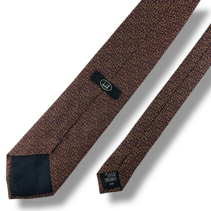 【7645】美品！ダンヒル　ネクタイ　ブラウン系