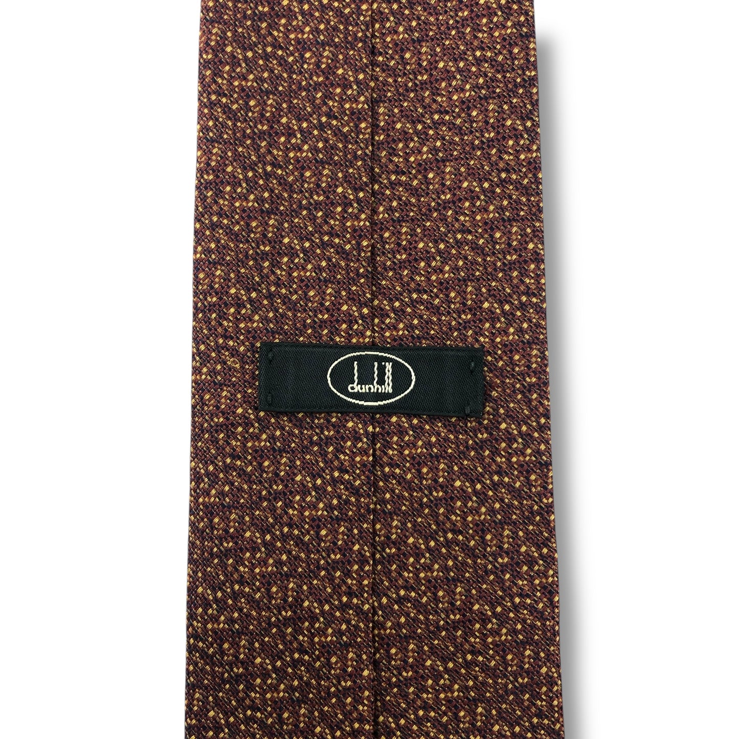 【7645】美品！ダンヒル　ネクタイ　ブラウン系