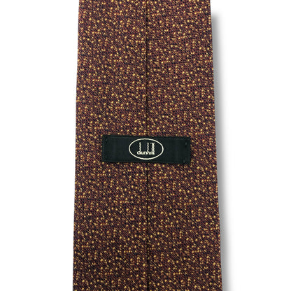 【7645】美品！ダンヒル　ネクタイ　ブラウン系