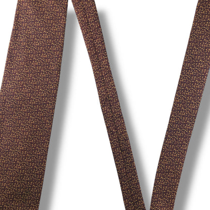 【7645】美品！ダンヒル　ネクタイ　ブラウン系