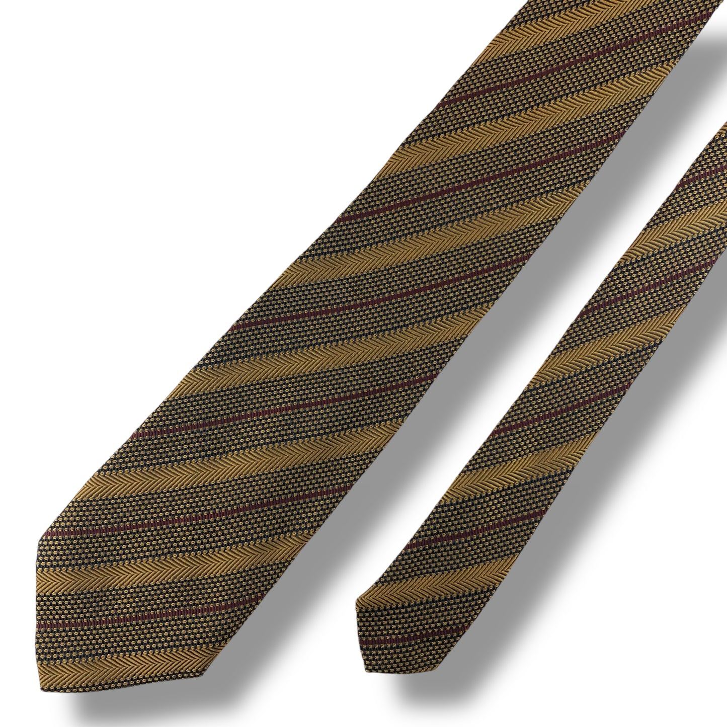 【7646】良品！バーバリー　ネクタイ　ブラウン系