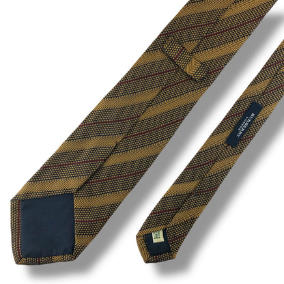 【7646】良品！バーバリー　ネクタイ　ブラウン系