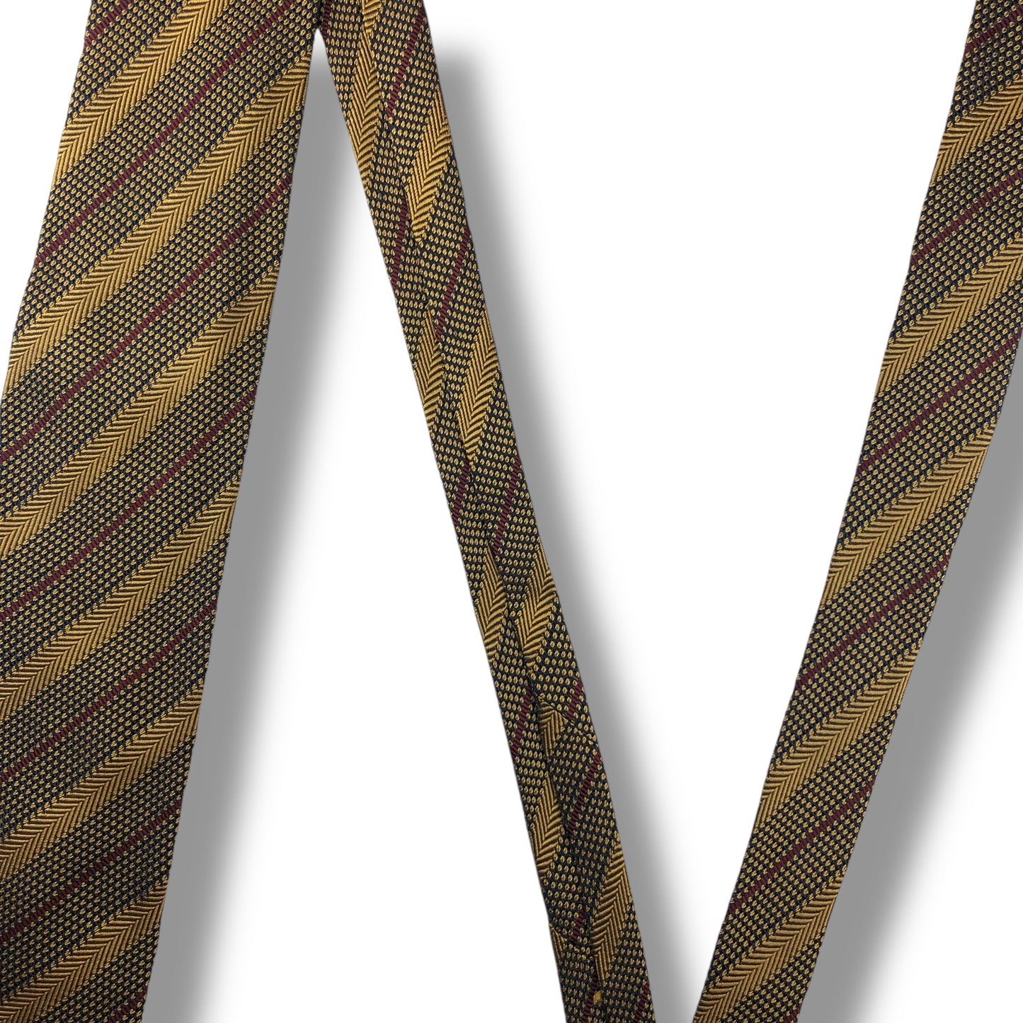 【7646】良品！バーバリー　ネクタイ　ブラウン系