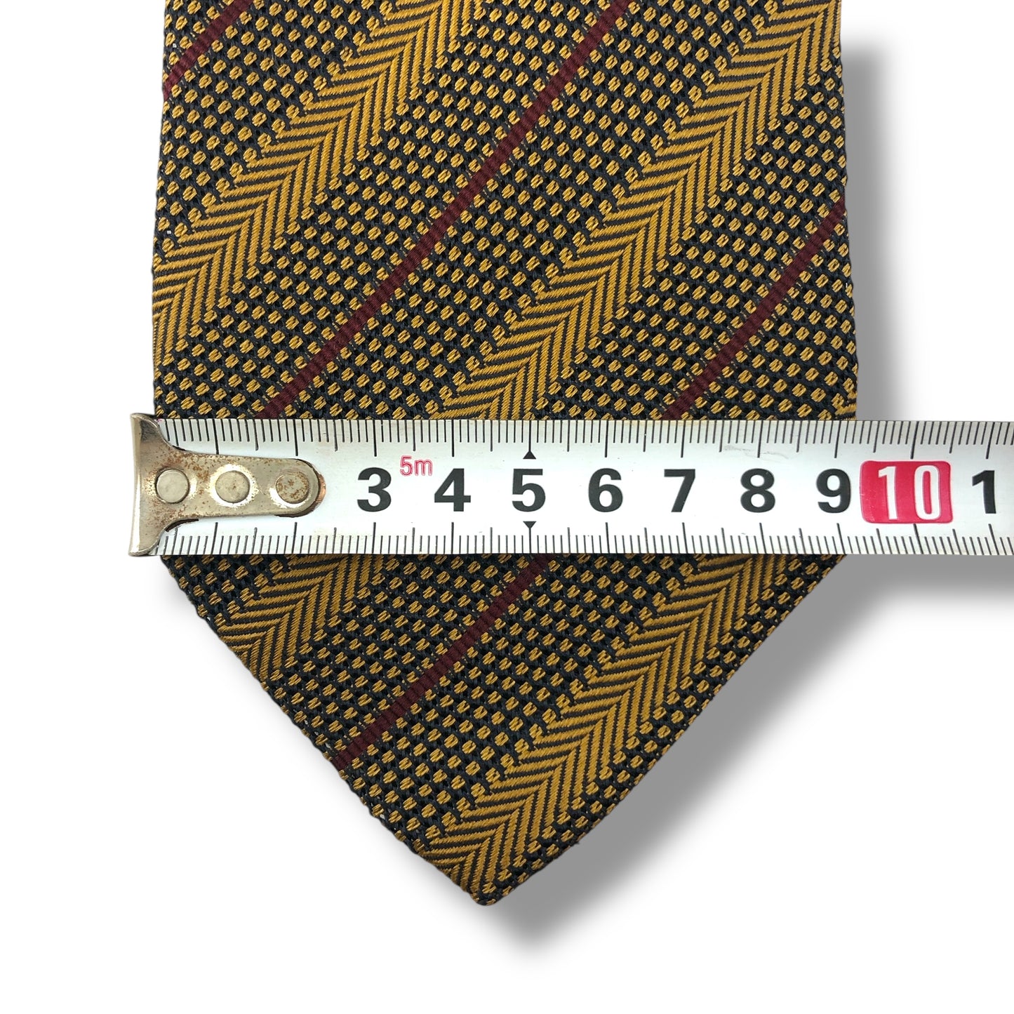 【7646】良品！バーバリー　ネクタイ　ブラウン系