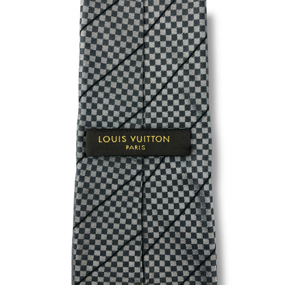【7650】美品ー良品！ルイヴィトン　ネクタイ　グレー系