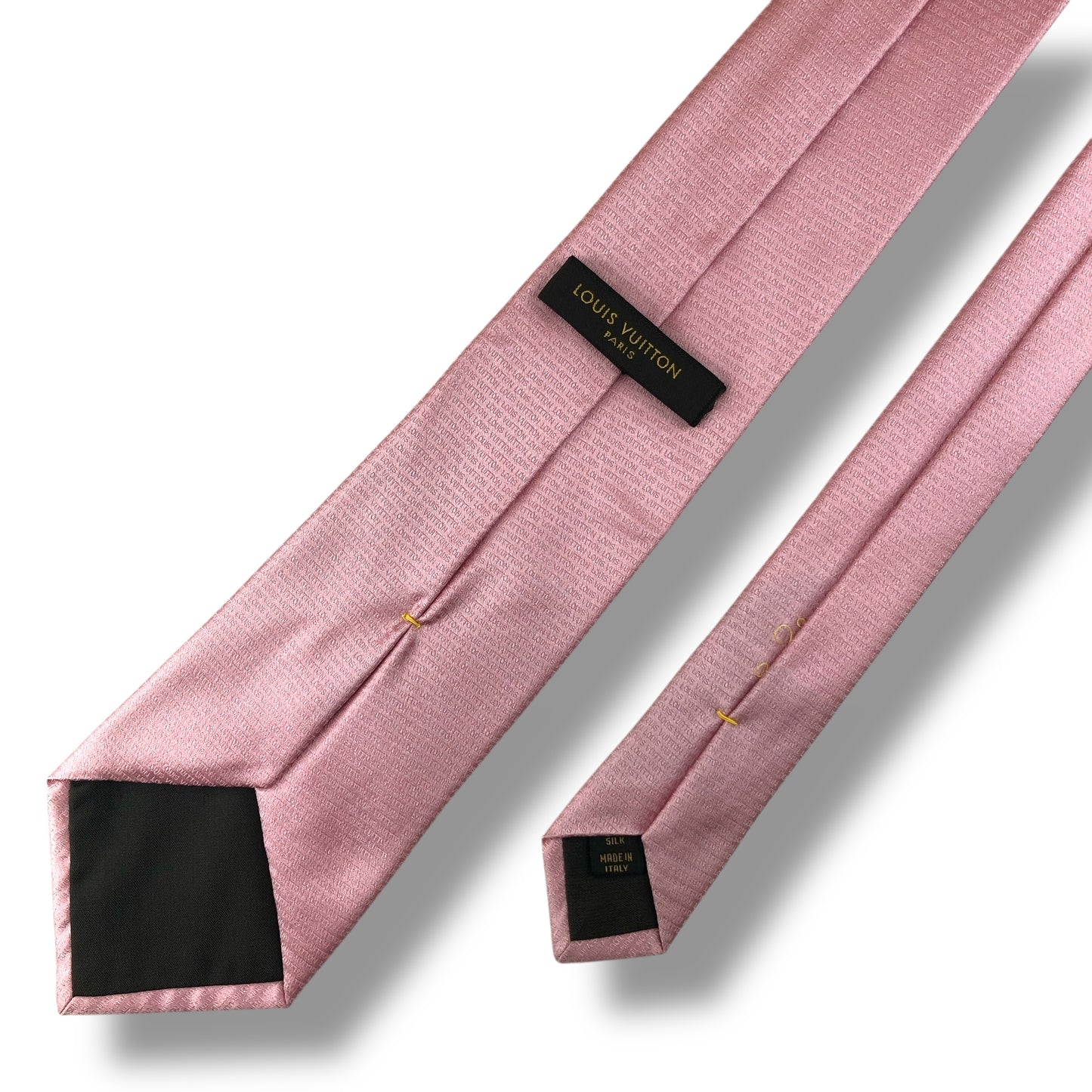【7657】良品！ルイヴィトン　ネクタイ　ピンク系