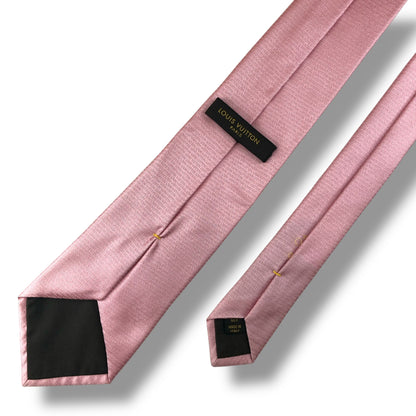 【7657】良品！ルイヴィトン　ネクタイ　ピンク系
