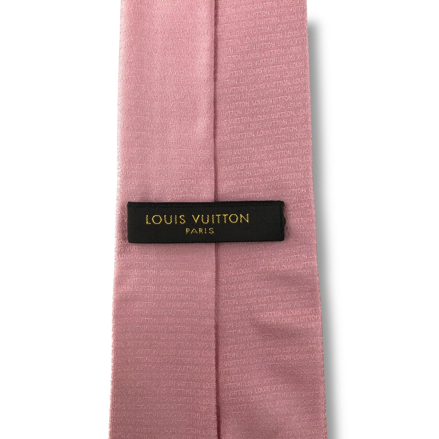 【7657】良品！ルイヴィトン　ネクタイ　ピンク系