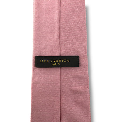 【7657】良品！ルイヴィトン　ネクタイ　ピンク系