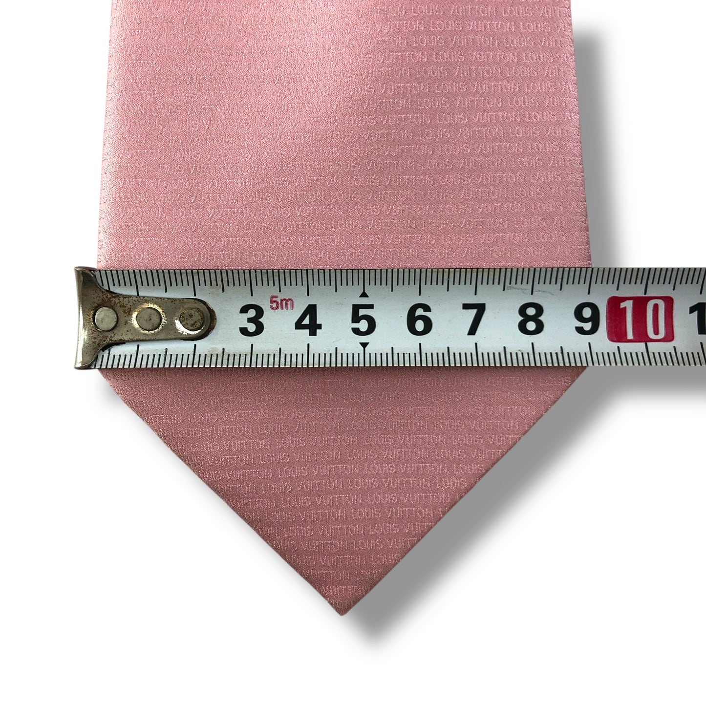 【7657】良品！ルイヴィトン　ネクタイ　ピンク系