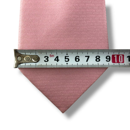 【7657】良品！ルイヴィトン　ネクタイ　ピンク系