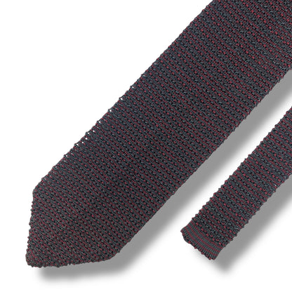 【7662】良品！ダーバン　ネクタイ　バーガンディー系