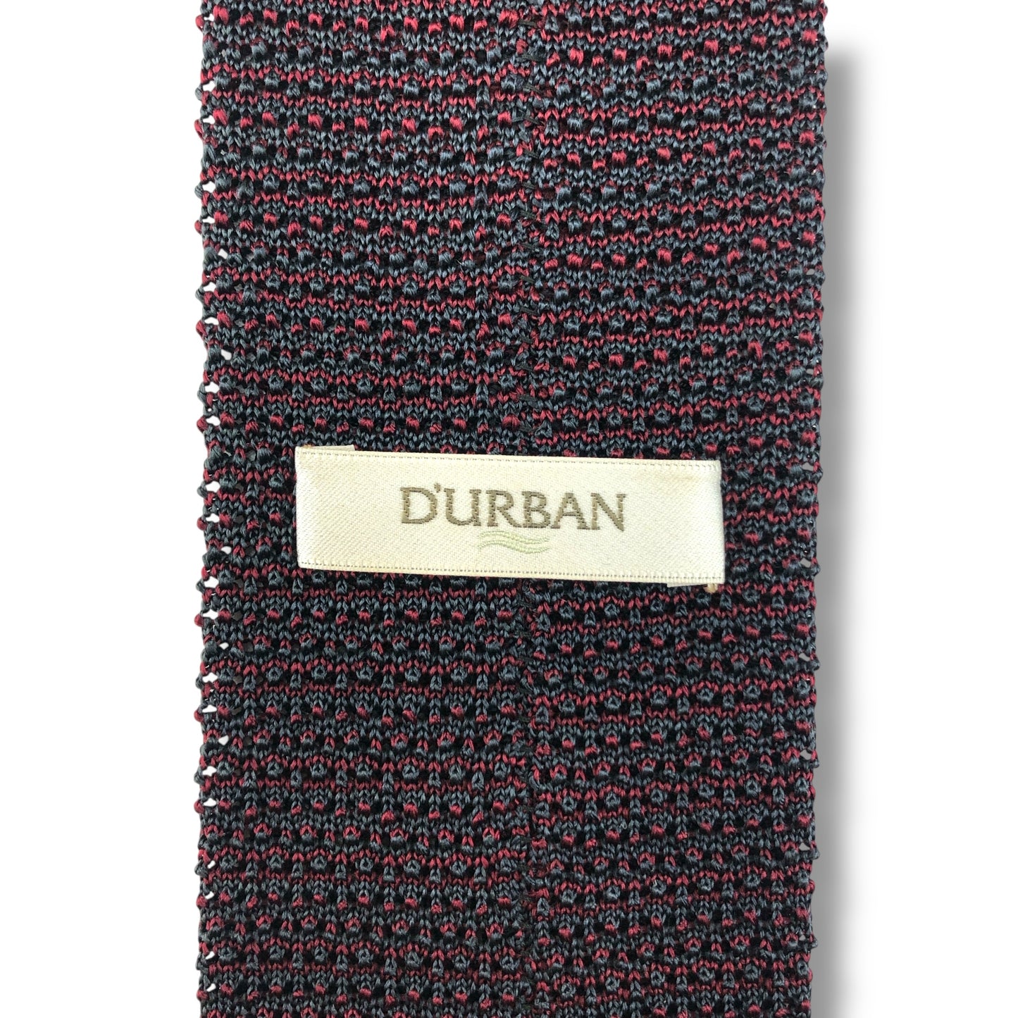 【7662】良品！ダーバン　ネクタイ　バーガンディー系