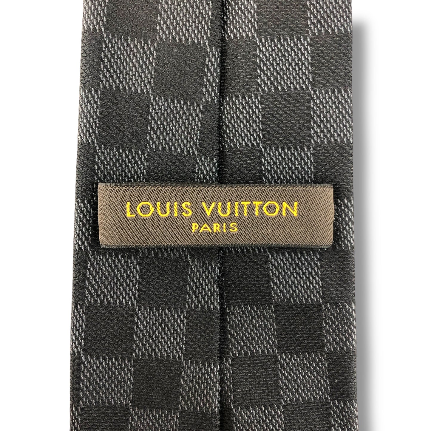 【7664】美品！ルイヴィトン　ネクタイ　ブラック系