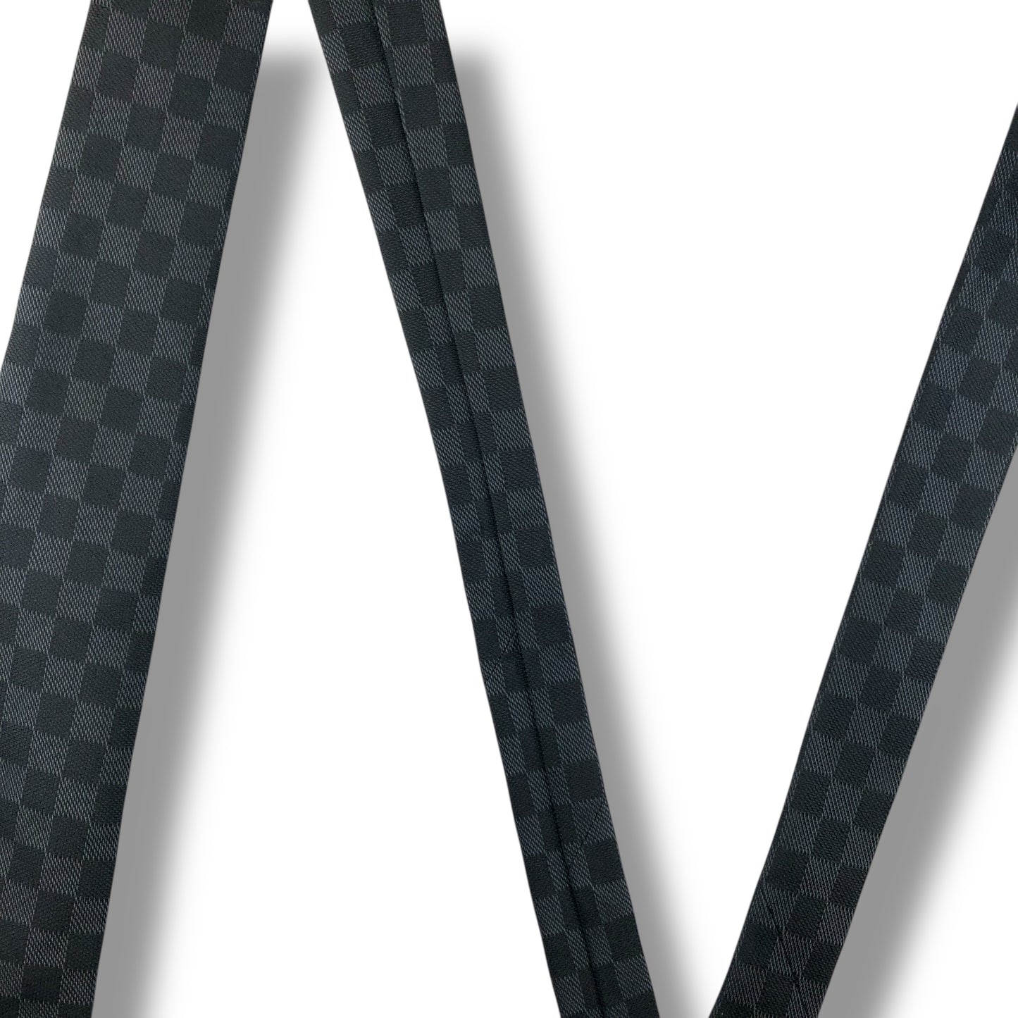 【7664】美品！ルイヴィトン　ネクタイ　ブラック系