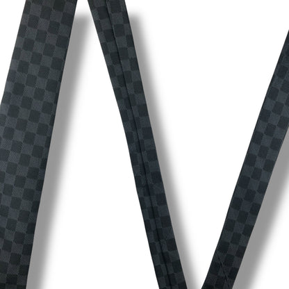 【7664】美品！ルイヴィトン　ネクタイ　ブラック系