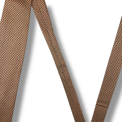 【7666】良品！ダンヒル　ネクタイ　レッド系