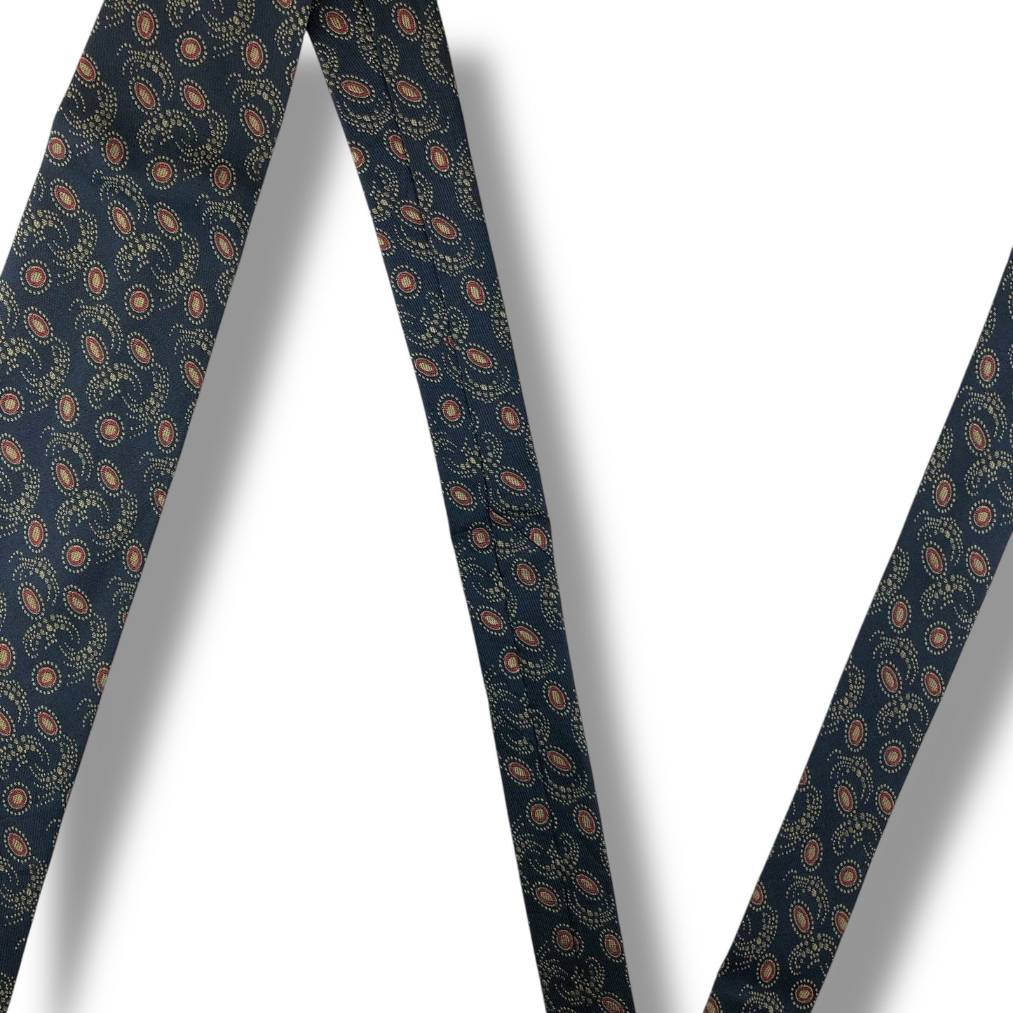 【7668】美品！バーバリー　ネクタイ　ダークネイビー系