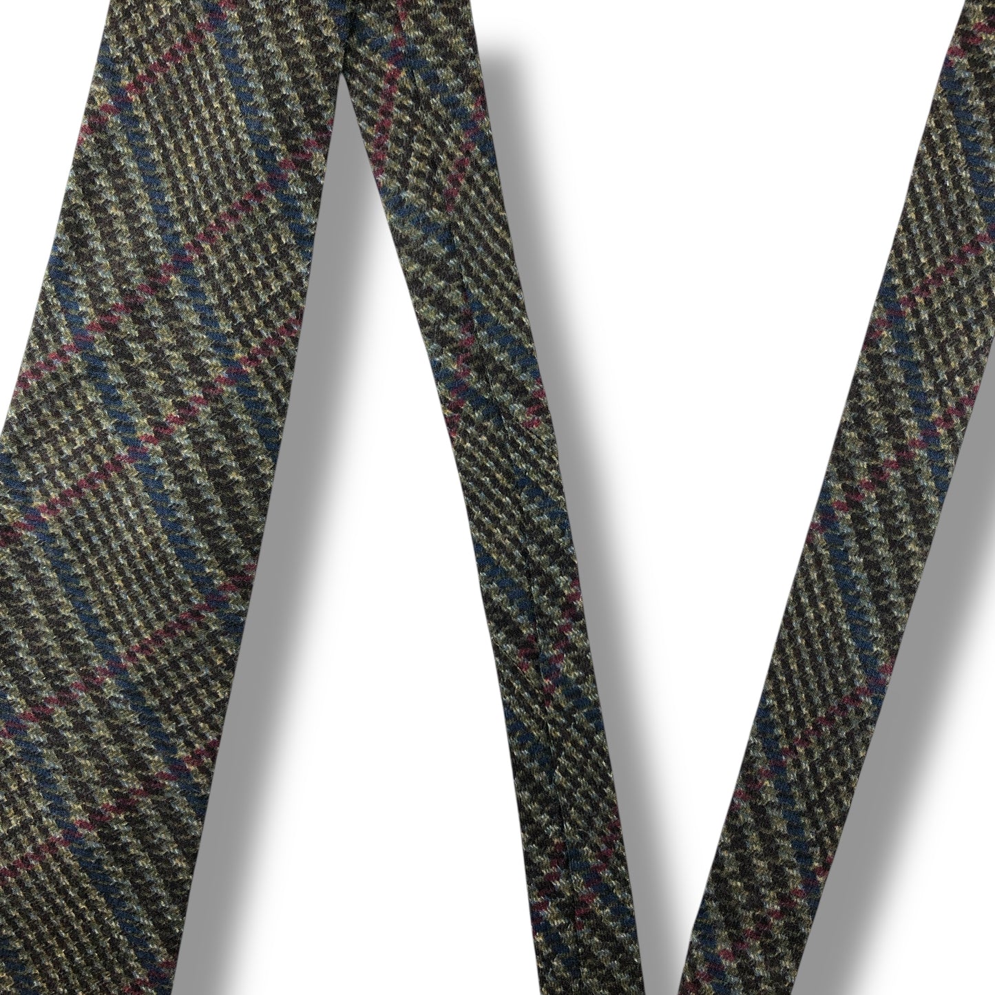 【7671】美品！アクアスキュータム　ネクタイ　グレー系