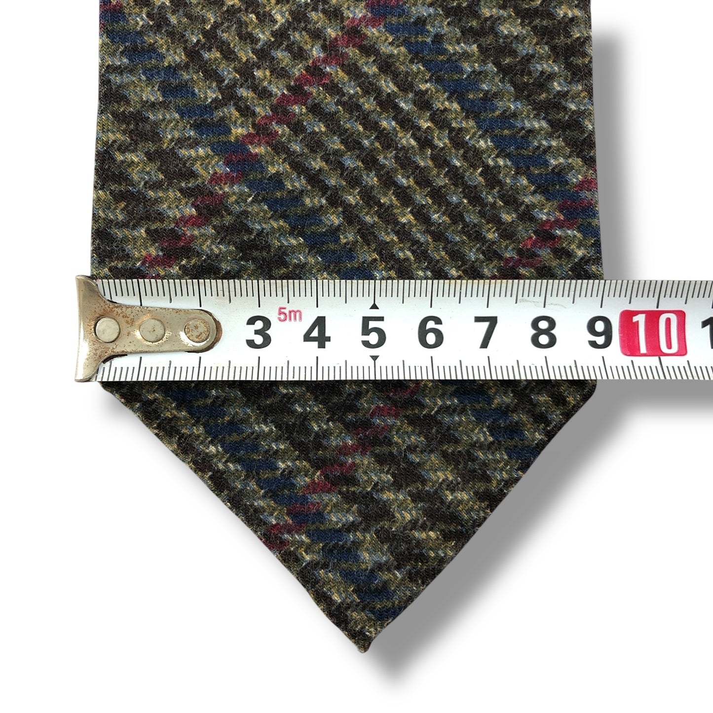 【7671】美品！アクアスキュータム　ネクタイ　グレー系