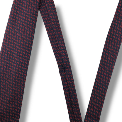 【7673】美品！クリスチャンディオール　ネクタイ　レッド系